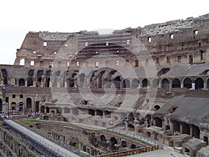 Inside the Colosseum - Rome