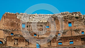 Inside the Colosseum in Rome