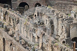 Inside Colosseum in Rome