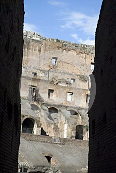 Inside the Colosseum - Rome - Italy