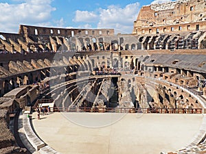 Inside the Colosseum, Rome, Italy