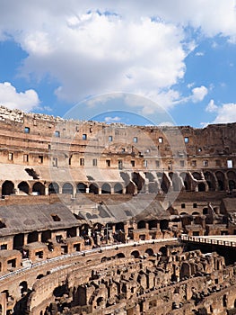 Inside the Colosseum, Rome, Italy