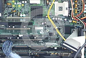 Inside a computer