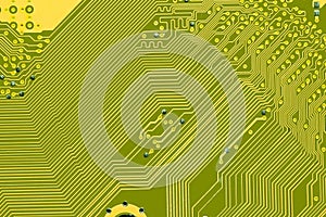 Inside a computer circuit