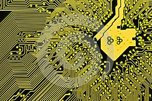 Inside a computer circuit