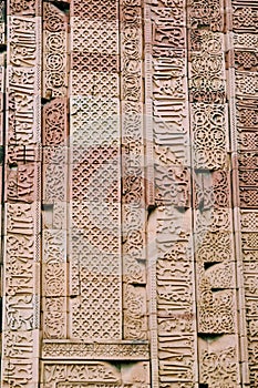 Inside the Delhi Sultanate ruler tomb, part of the Qutub Minar complex in the Mehrauli area of New Delhi, India. A listed UNESCO W