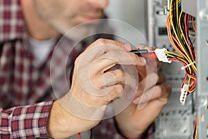 inside details old personal computer