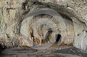 Inside Devetaki Cave