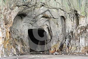 Inside Devetashka Cave