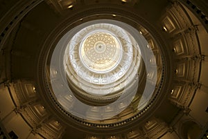 Inside Dome of Capital State of Texas
