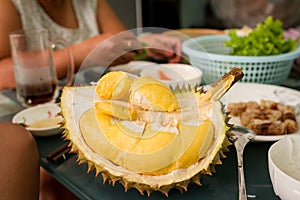 Inside of A Durian