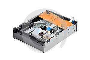 Inside dvd disk drive