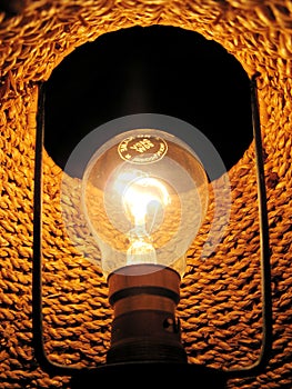 Inside of electric lamp