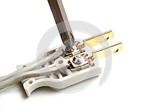 Inside electrical plug