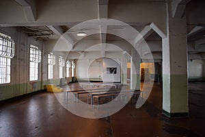 Inside Empty Alcatraz Cantine, Cafetiera