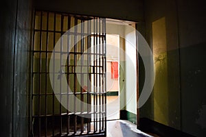 Inside Empty Alcatraz Jail Cell