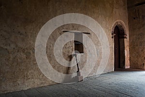 Inside Fasil Ghebbi Castle Royal Enclosure, Gondar, Ethiopia