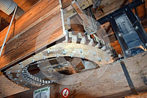 Inside of Flourmill de Haas in Benthuizen