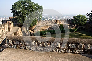 Inside Fort Walls at Jhansi