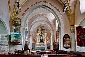 Inside Fortified Church