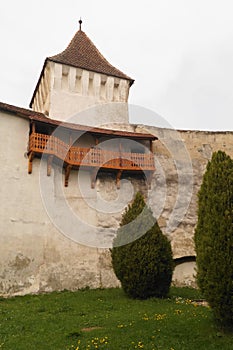 Inside the fortress church of Harman, Brasov,Transylvania, Romania