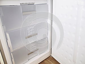 Inside freezer