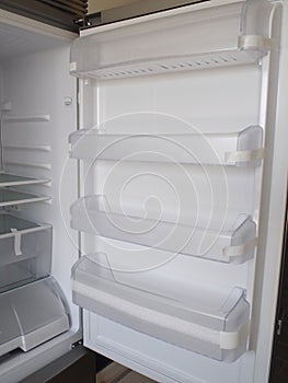 Inside fridge