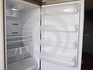 Inside fridge