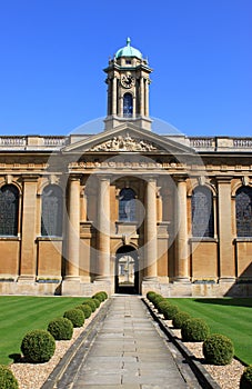 Inside front quadrangle Queens College, Oxford photo