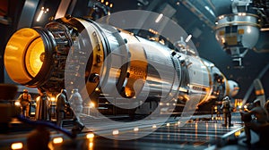 Inside a Futuristic Rocket Assembly Facility