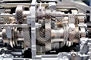 Inside a gearbox