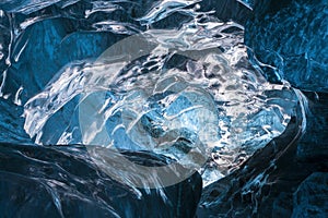 Inside the glacier