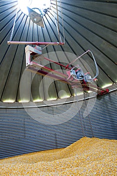 Inside a Grain Silo