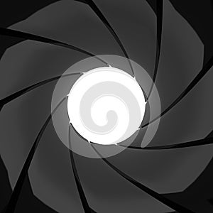 Inside gun barrel effect