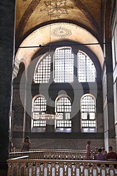 Inside Hagia Sofia. Istanbul