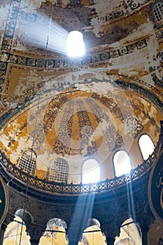 Inside of Hagia Sofia mosque