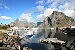 Inside Hamnoy's harbour