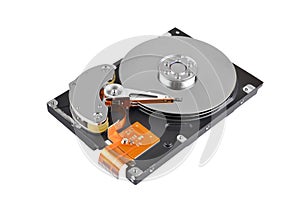 Inside hard disk drive