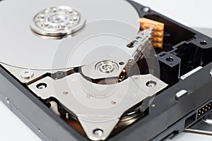 Inside Hard Disk Drive (HDD)-Computer Hardware Components.