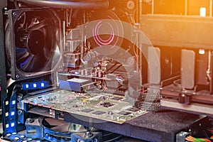 Inside a high performance computer