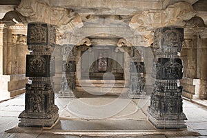 Inside Hindu Temple, Hampi, India