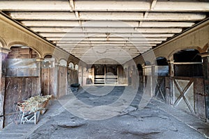 Inside an historic Victorian Horse Barn at Wilder Ranch.