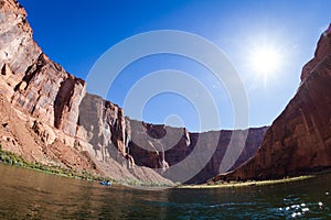 Inside horse shoe bend