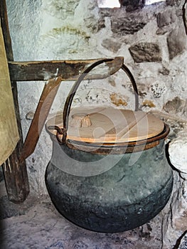 Inside a house in ballenberg open air museum