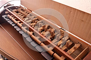 Dentro meccanica un catena da strumento musicale medievale periodo selezionato concentrarsi 