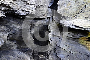 Inside the Ice Cave from Borsec town.