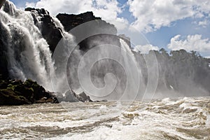 Inside Iguassu Falls