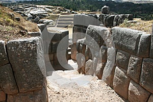 Inside incas fort