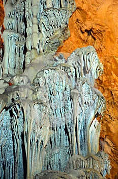 Inside the Ispingoli Cave karst in Sardinia