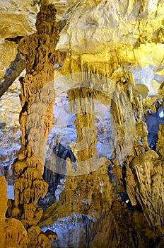 Inside the Ispingoli Cave karst in Sardinia